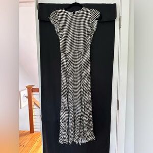 Reformation Checkered Maxi Dress